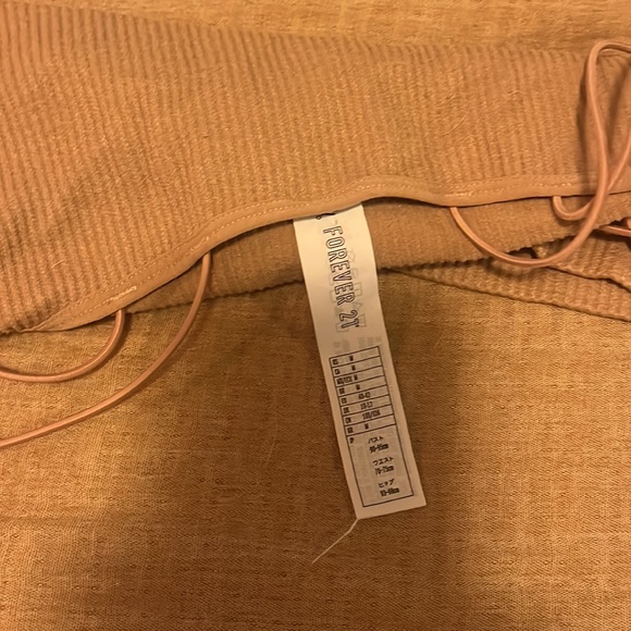 Pink/brown spaghetti strap - Picture 3 of 3